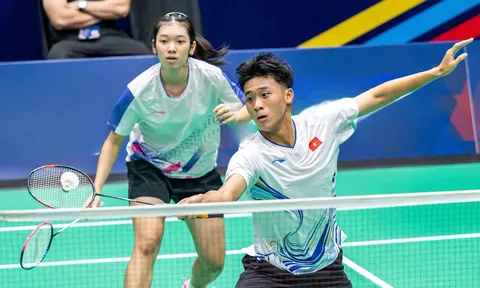 Giải vô địch Cầu lông Trẻ Thế giới 2026: Duy Lợi/Thu Huyền thắng trận ra quân nội dung đôi nam - nữ