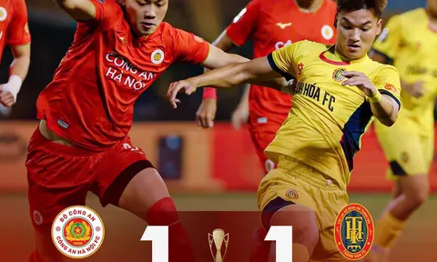 Vòng 5 V.League 2026-2027: Đình Bắc ghi bàn nhưng Công an Hà Nội vẫn bị Thanh Hóa cầm hòa trên sân nhà