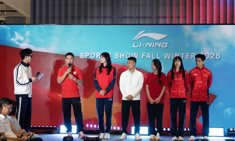 Các vận động viên tự tin giao lưu tại sự kiện thời trang Sports Show FW2026