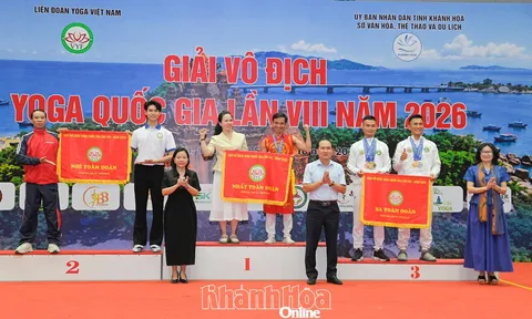 Khánh Hòa nhất toàn đoàn Giải vô địch Yoga quốc gia lần thứ VIII