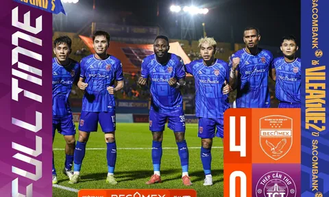 Vòng 5 Giải hạng Nhất Quốc gia 2026-2027: Becamex TP.HCM thắng đậm Thép Cần Thơ