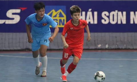 Hướng tới SEA Games 31: Đội tuyển nữ futsal Việt Nam tiếp tục đấu tập