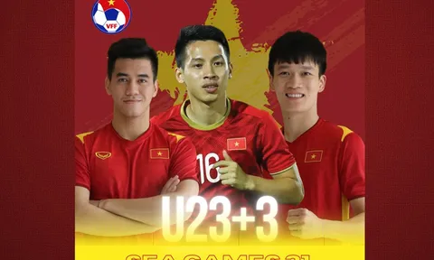 Hùng Dũng, Hoàng Đức và Tiến Linh cùng U23 Việt Nam thi đấu tại SEA Games 31