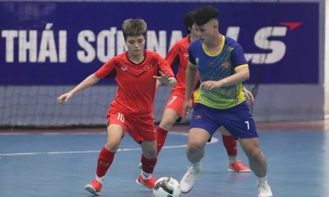 Đội tuyển nữ futsal Việt Nam tăng cường khối lượng tập luyện và thi đấu giao hữu