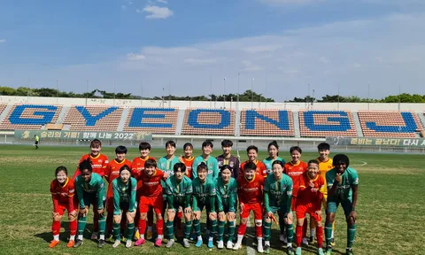 Thi đấu giao hữu, tuyển nữ Việt Nam cầm hoà câu lạc bộ nữ Gyeongju KHNP