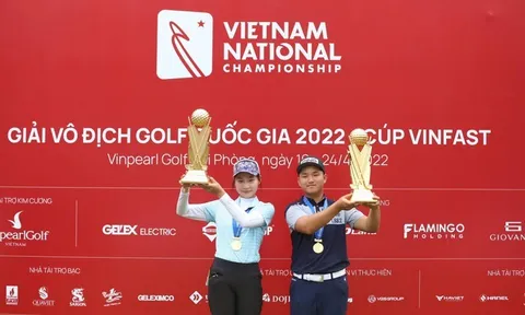 "Song Minh" đăng quang giải Golf vô địch quốc gia 2022 - Cúp VinFast với điểm số kỷ lục