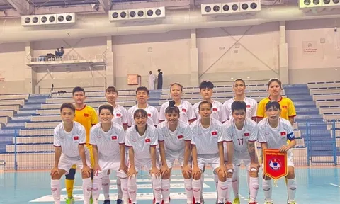 Đội tuyển nữ futsal Việt Nam thắng trận đầu ở Bahrain