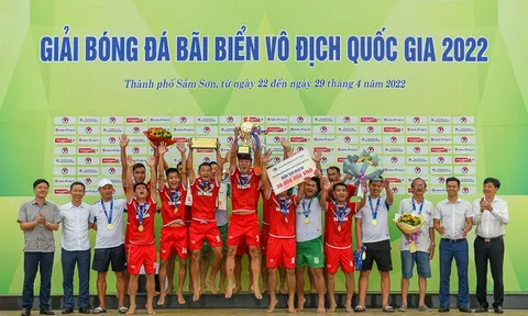 Giải Bóng đá bãi biển vô địch quốc gia 2022: Đà Nẵng vô địch, Khánh Hòa giành ngôi Á quân