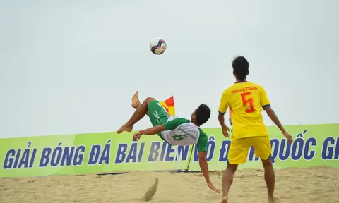 Giải Bóng đá bãi biển vô địch quốc gia 2022: Đà Nẵng bảo vệ thành công ngôi vô địch trước 1 vòng đấu