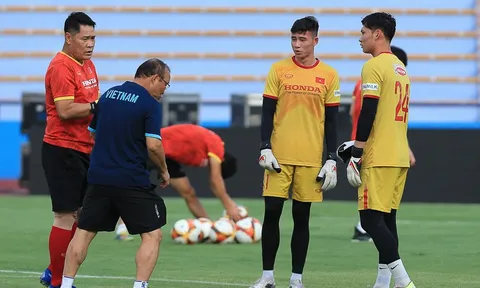 Đội tuyển U23 Việt Nam duy trì sự tập trung tối đa trong các buổi tập tại Phú Thọ