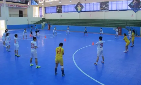 Đội tuyển futsal nữ Việt Nam tích cực chuẩn bị SEA Games 31
