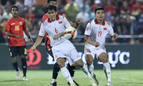 U23 Việt Nam vào bán kết với ngôi nhất bảng A khi đánh bại U23 Timor Leste
