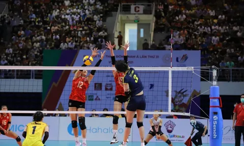 Bóng chuyền nữ: Nỗ lực hết mình nhưng đội tuyển Việt Nam vẫn thua Thái Lan