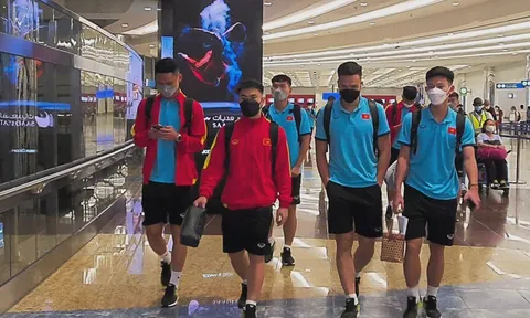 U23 Việt Nam đã tới UAE, sẵn sàng cho đợt tập huấn trước thềm Vòng chung kết U23 châu Á 2022
