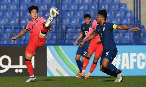 Vòng chung kết U23 châu Á: Thái Lan bị Hàn Quốc loại trực tiếp