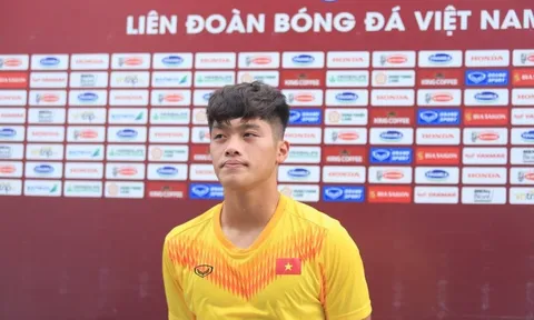 Cầu thủ U19 Nguyễn Quốc Việt: “Càng được kỳ vọng thì em càng cố gắng để hoàn thiện bản thân hơn”