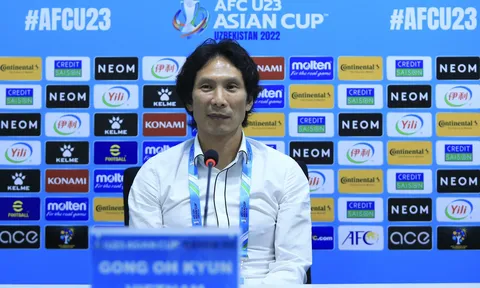Ông Gong Oh Kyun tin tưởng các cầu thủ U23 Việt Nam sẽ trưởng thành hơn sau khi dừng bước ở tứ kết giải U23 châu Á