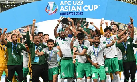 U23 Saudi Arabia lên ngôi vô địch giải U23 châu Á khi không thủng lưới bàn nào