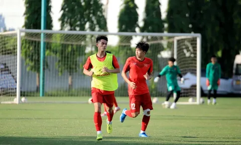Bộ đôi Văn Khang, Văn Trường bắt nhịp nhanh với đội tuyển U19 Việt Nam