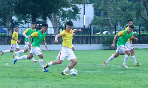 Vòng chung kết U19 Đông Nam Á 2022: Đội tuyển U19 Việt Nam tập buổi đầu tiên tại Jakarta