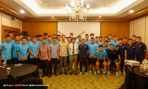 Đại sứ Việt Nam tại Indonesia gặp mặt, động viên đội tuyển U19 Việt Nam