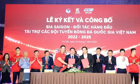 SABECO tiếp tục đồng hành cùng đội tuyển bóng đá Việt Nam