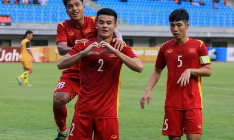 Vòng chung kết U19 Đông Nam Á 2022: Thắng Brunei, U19 Việt Nam tạm vươn lên đầu bảng