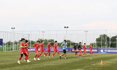 AFF Cup nữ 2022: Tuyển Việt Nam tích cực chuẩn bị cho trận đấu gặp Lào