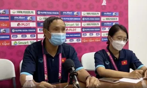 Huấn luyện viên Mai Đức Chung: "Sự mất tập trung khiến chúng tôi thua đáng tiếc"