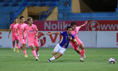 Vòng 8 V.League 2022: Thắng Sài Gòn, Hà Nội FC áp sát ngôi đầu bảng