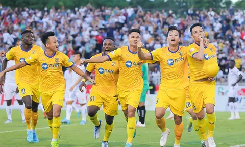 Vòng 9 V.League 2022: Sông Lam Nghệ An tái chiếm ngôi đầu bảng