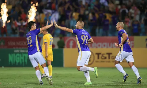Vòng 10 V.League 2022: Chủ nhà Hà Nội FC củng cố ngôi đầu