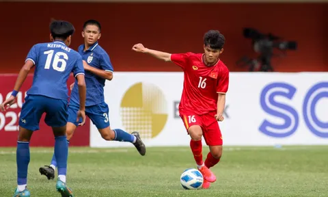 Giải Bóng đá U16 vô địch Đông Nam Á 2022: Thắng thuyết phục Thái Lan, U16 Việt Nam vào chung kết