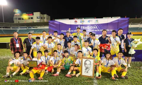 Vòng chung kết giải U15 Quốc gia 2022: Sông Lam Nghệ An đăng quang ngôi vô địch