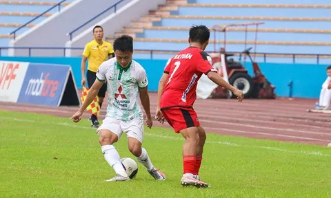 Vòng 14 giải hạng Nhất Quốc gia 2022: Mưa bàn thắng trên sân Long An