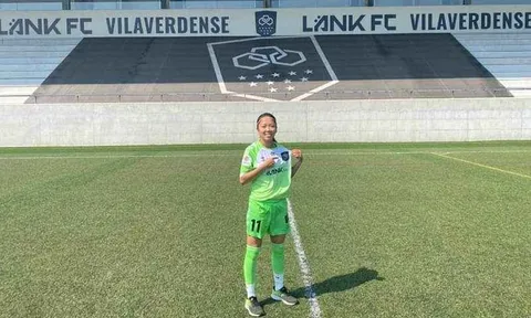 Huỳnh Như hòa nhập tốt với các đồng đội mới tại câu lạc bộ Lank Vilaverdense