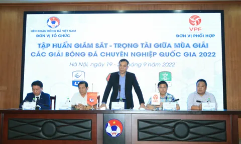 Tập huấn giám sát, trọng tài giữa mùa giải các giải Bóng đá chuyên nghiệp quốc gia 2022, khu vực phía Bắc