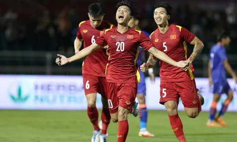 Giải Bóng đá giao hữu quốc tế - Hưng Thịnh 2022: Thắng Ấn Độ, đội tuyển Việt Nam giành ngôi vô địch