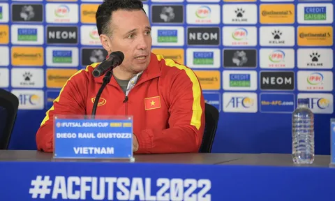 Huấn luyện viên Diego Giustozzi: “Tôi mong đợi màn trình diễn của các cầu thủ trước đối thủ mạnh Nhật Bản”