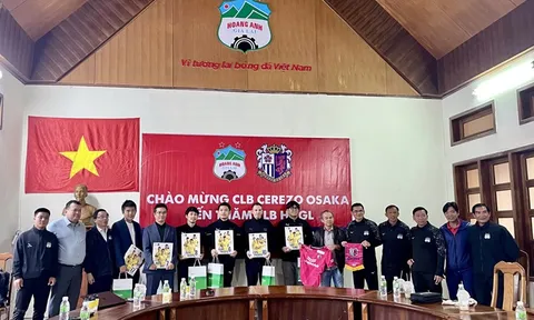 Đội bóng phố Núi hợp tác, trao đổi cầu thủ sang Nhật Bản với câu lạc bộ Cerezo Osaka