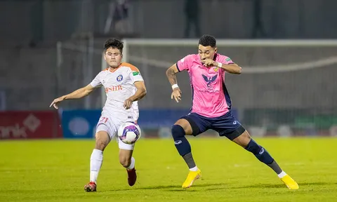 Vòng 19 V.League 2022: Hồng Lĩnh Hà Tĩnh giữ lại một điểm trên sân nhà trước SHB Đà Nẵng