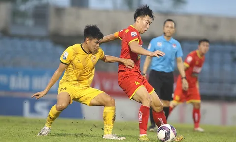 Vòng 20 giải hạng Nhất Quốc gia 2022: Công an Nhân dân thắng trận cầu 6 điểm