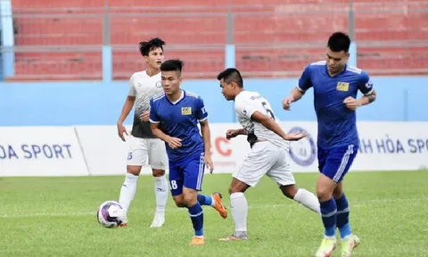 Vòng 20 giải hạng Nhất Quốc gia 2022: Khánh Hòa, Phố Hiến lỡ cơ hội giành ngôi đầu