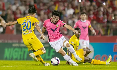 Vòng 24 V.League 2022: Hồng Lĩnh Hà Tĩnh đánh rơi 2 điểm