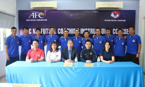 Khai giảng Khoá học đào tạo Giảng viên, huấn luyện viên Futsal AFC/VFF 2022