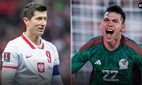 Bảng C > Mexico - Ba Lan (23 giờ ngày 22/11): "Đại bàng trắng" lép vế trước "Đại bàng xanh"?