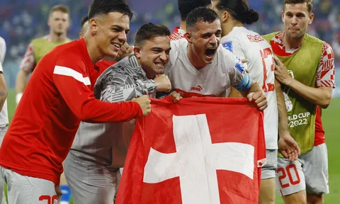Bảng G > World Cup 2022: Thắng nghẹt thở Serbia, Thụy Sĩ vào vòng 1/8