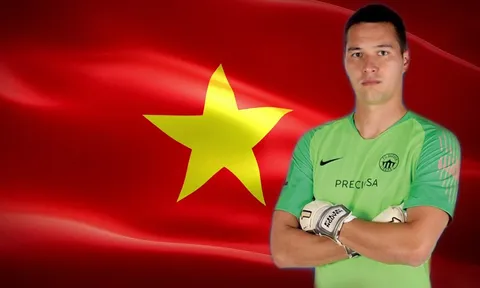 Thủ môn Việt kiều Filip Nguyễn về Việt Nam làm việc với VFF