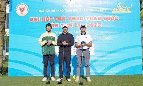 Môn Golf: Đoàn Hà Nội bứt phá mạnh mẽ sau ngày thi đấu đầu tiên