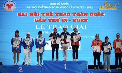 Môn Golf: Nam Hà Nội và nữ Hải Phòng giành huy chương vàng đồng đội